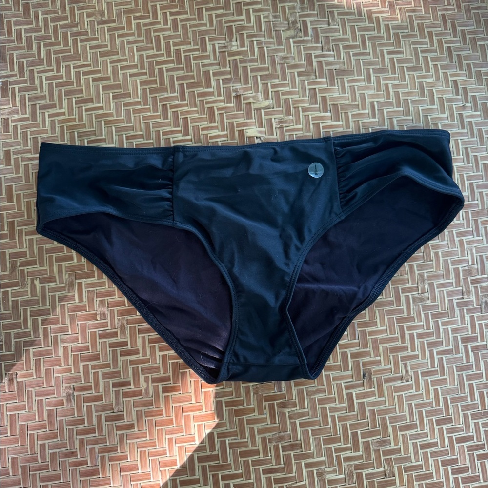 Large hipster black swim bottoms from aerie. NWT.